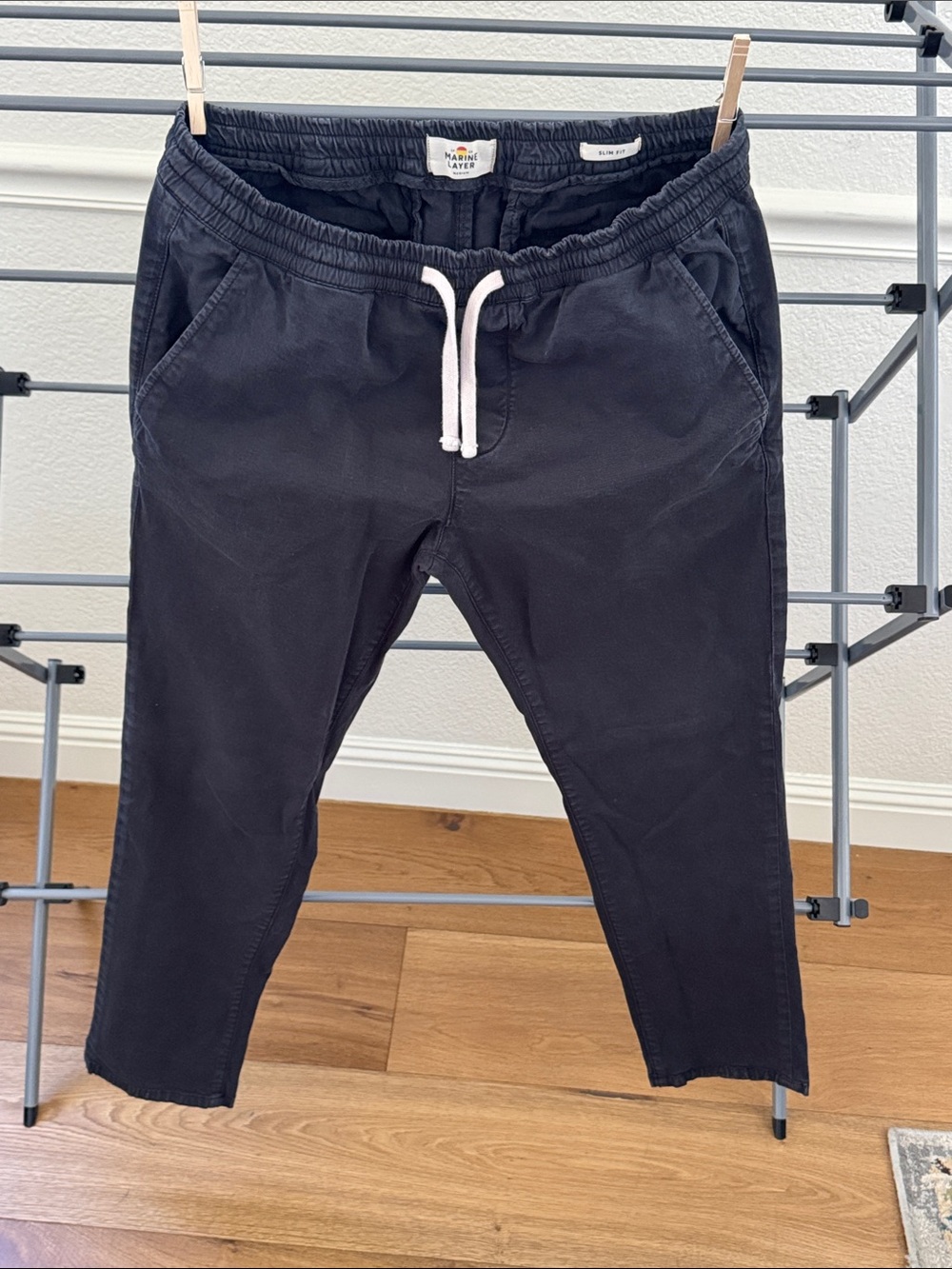 GUC Marine Layer Saturday Pant, Slim Fit M, black
